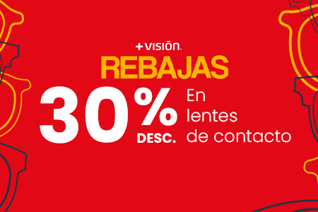 Hasta 30% en Lentes de contacto