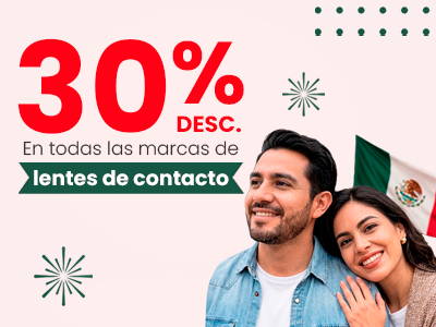 30% en Lentes de contacto