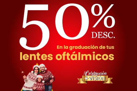 25% en armazones de marcas internacionales