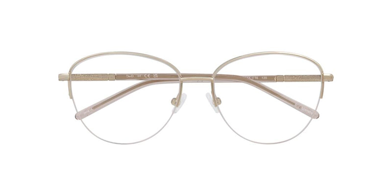 Lente Oftálmico D By D DB1164 Dorado