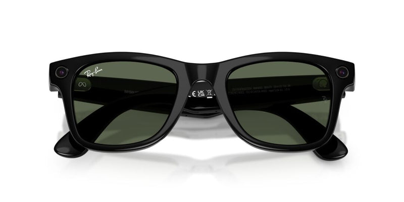 Lente Solar Ray Ban Meta Wayfarer L Gen. 2 Negro