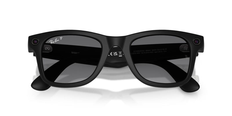 Lente Solar Ray Ban Meta Wayfarer Gen. 2 Negro