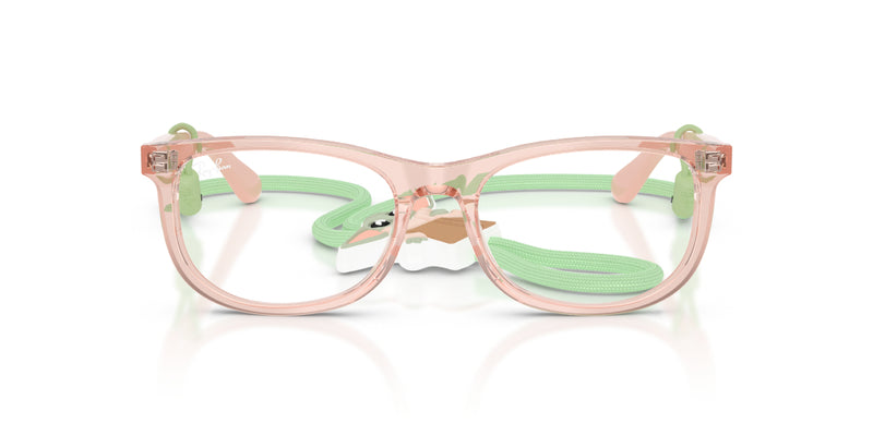 Lente Oftálmico Ray Ban Kids Star Wars™ - Grogu Mini New Wayfarer Rosa