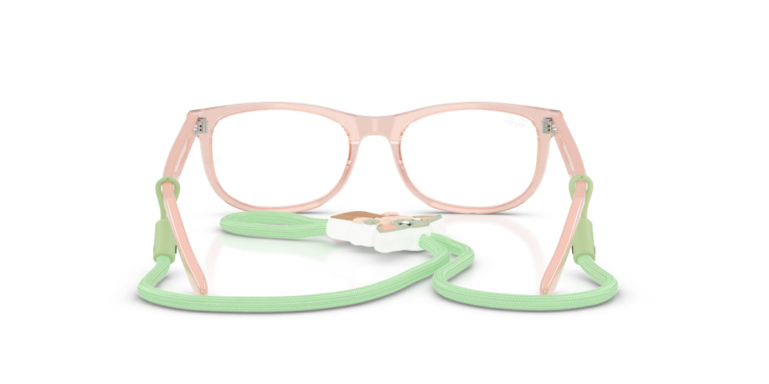 Lente Oftálmico Ray Ban Kids Star Wars™ - Grogu Mini New Wayfarer Rosa