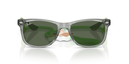 Lentes de Sol Ray Ban Kids Star Wars™ - Grogu Mini New Wayfarer Gris