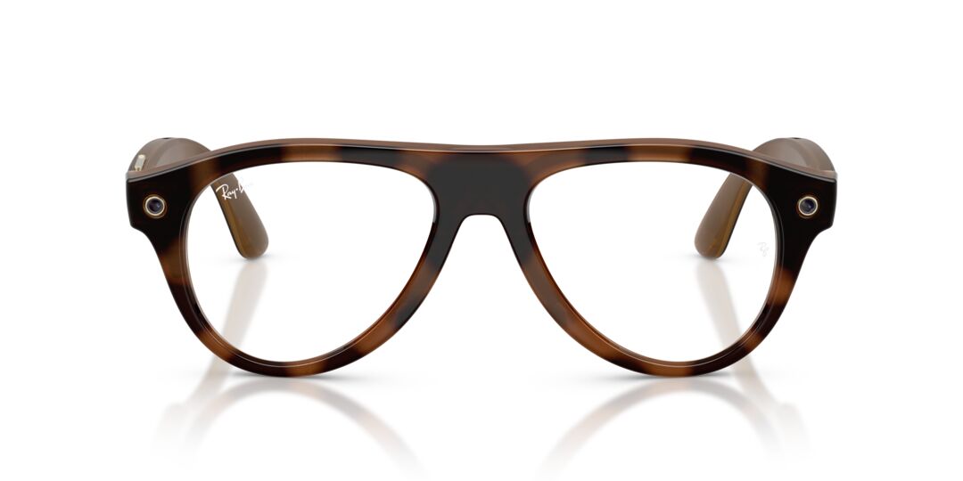 Lente Oftálmico Ray Ban Meta Aviator Gen. 3 Havana
