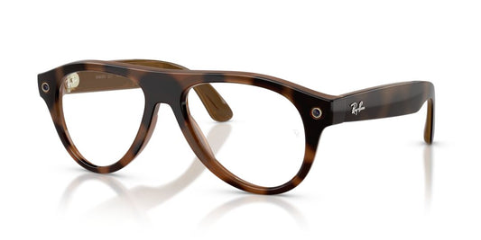 Lente Oftálmico Ray Ban Meta Aviator Gen. 3 Havana