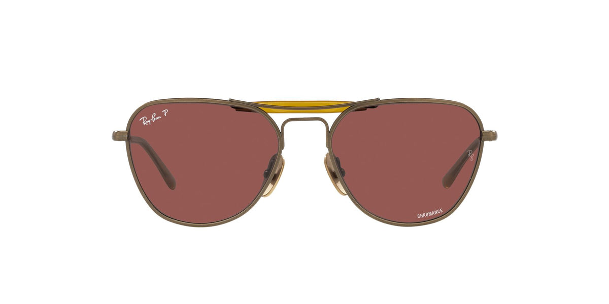 Lentes de Sol Ray Ban RB8064 Titanium Dorado