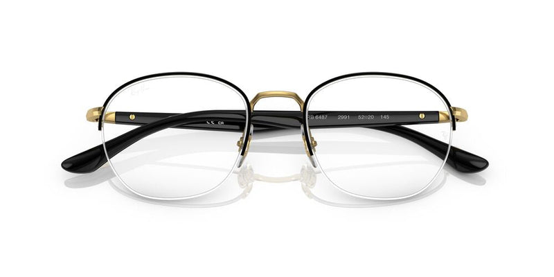 Lente Oftálmico Ray Ban RX6487 Negro