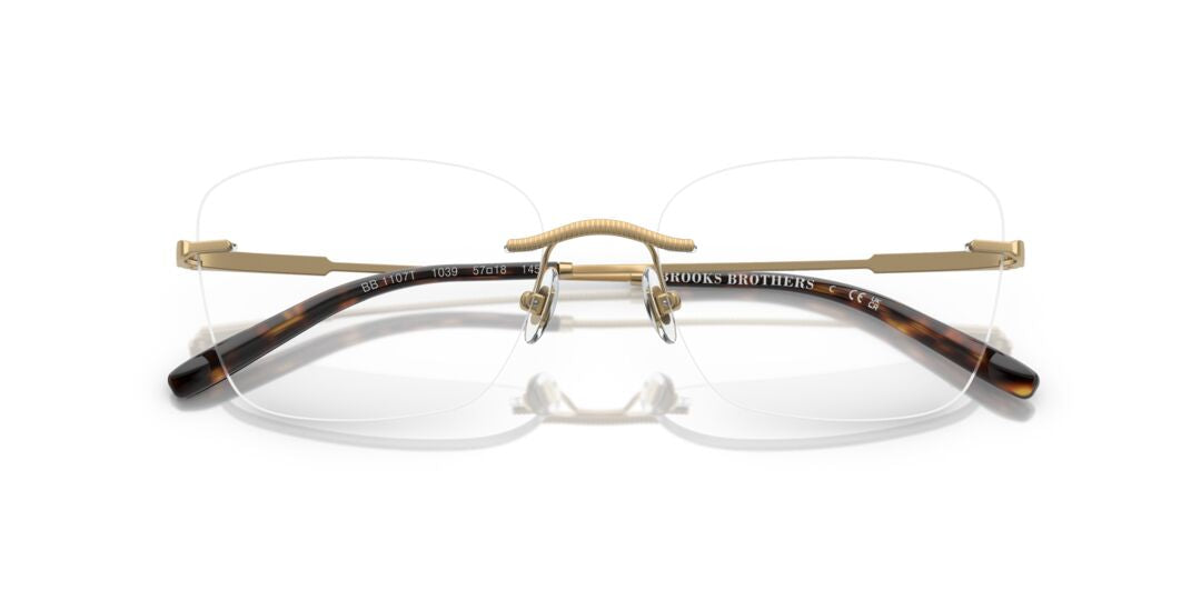 Lente Oftálmico Brooks Brothers BB1107T Dorado