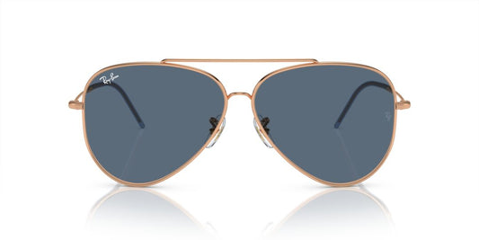Lentes de Sol Ray Ban RBR0101S Aviator Reverse Dorado