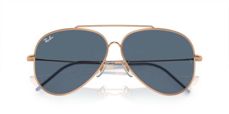 Lentes de Sol Ray Ban RBR0101S Aviator Reverse Dorado