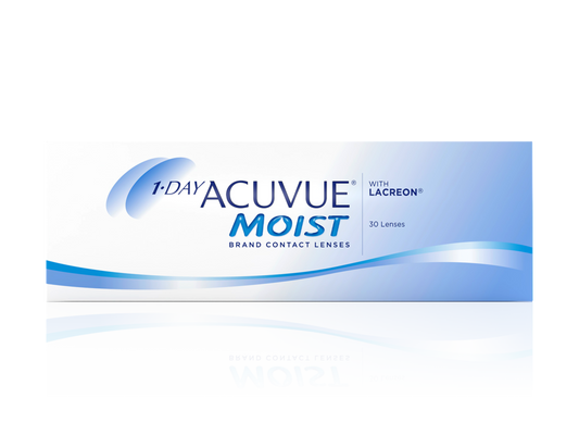 Lentes de Contacto 1 Day Acuvue Moist para Miopía e Hipermetropía