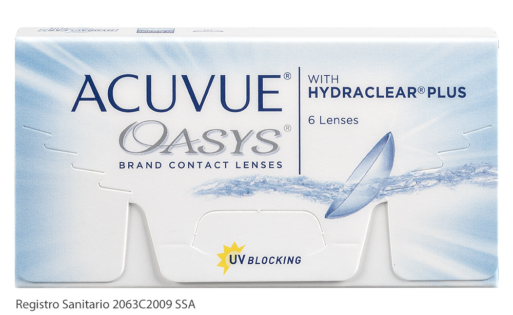 Lentes de Contacto Acuvue Oasys para Miopía e Hipermetropía