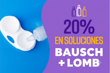 30% en soluciones Bausch & Lomb