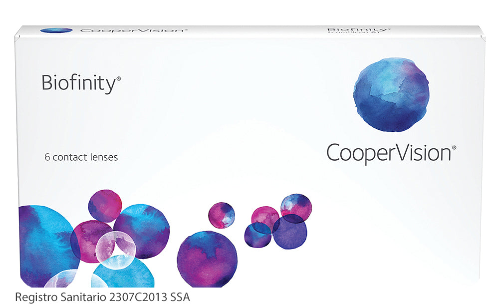 Lentes de Contacto Biofinity Esférico para Miopía e Hipermetropía