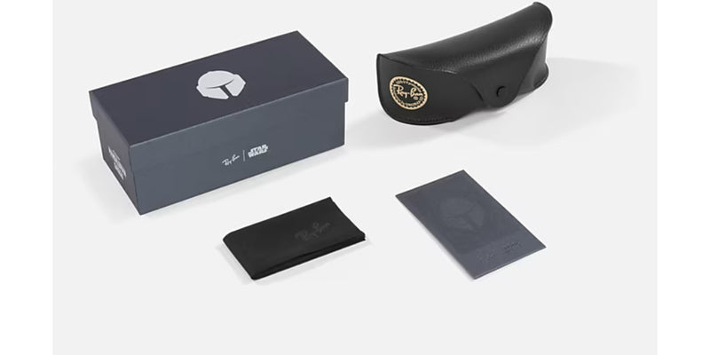 Lentes de Sol Ray Ban Star Wars™- The Mandalorian Olympian Deluxe Gris