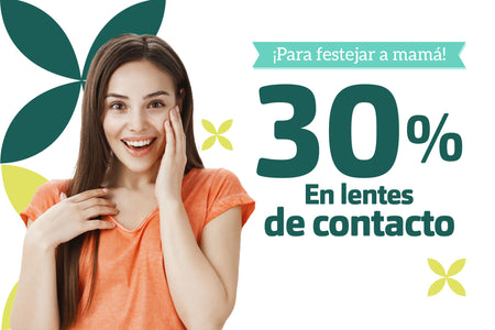 Hasta 30% en Lentes de Contacto