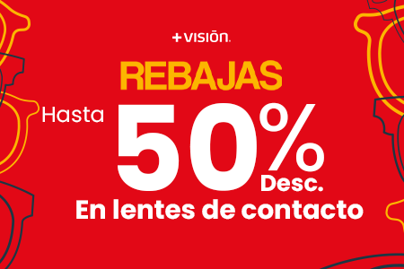 Hasta 50% en Lentes de contacto