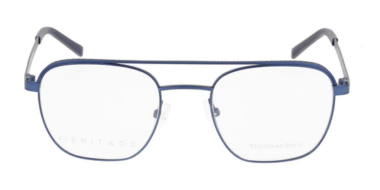 Lente Oftálmico Heritage HEOM0048 Azul-Más Visión México
