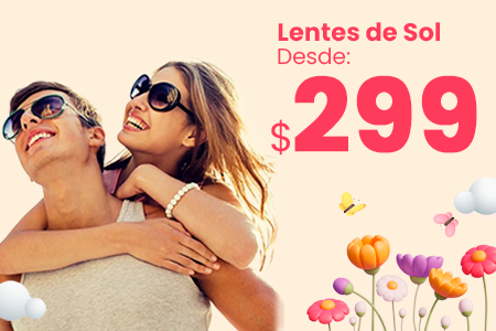 Lentes solares desde $299