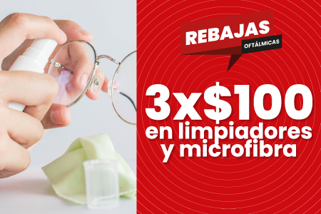 3x$100 EN MICROFIBRA Y SPRAY LIMPIADOR