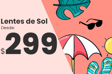 Lentes solares desde $299
