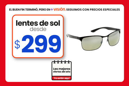 Lentes solares desde $299