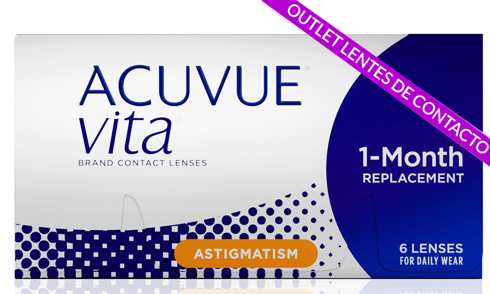 Lentes de Contacto Acuvue Vita para Astigmatismo OUTLET