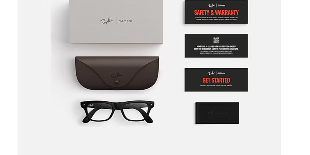 Lente Oftálmico Ray Ban Meta Blayzer Gen. 2 Negro