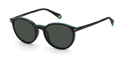 Lente Oftálmico Polaroid PLD6137 Blue Block + Clip On Negro