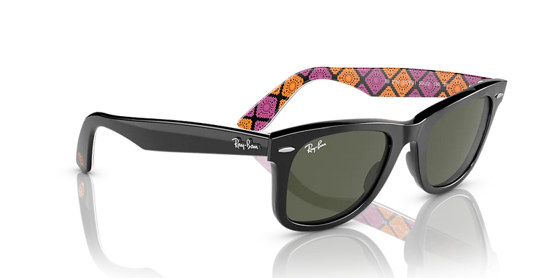 Lentes de Sol Ray Ban RB2132 New Wayfarer Día de Muertos