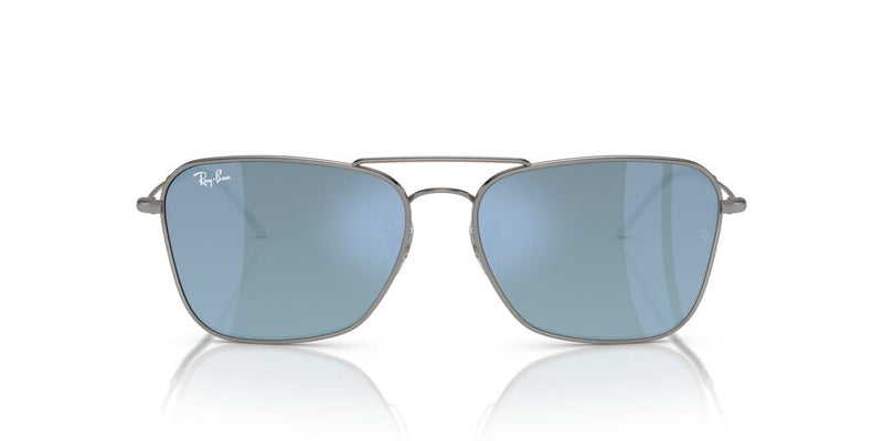 Lentes de Sol Ray Ban RBR0102S Caravan Reverse Plata