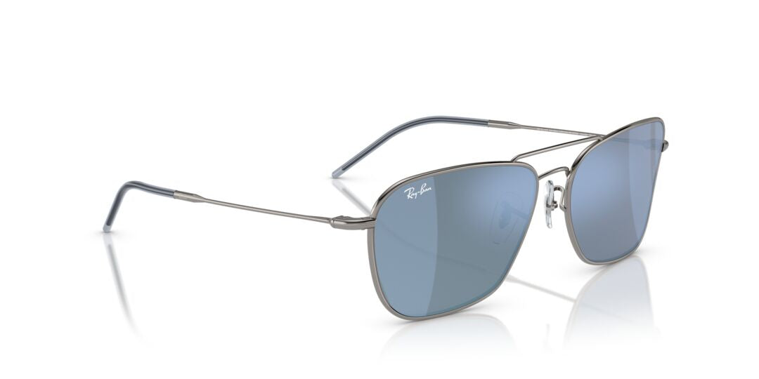 Lentes de Sol Ray Ban RBR0102S Caravan Reverse Plata