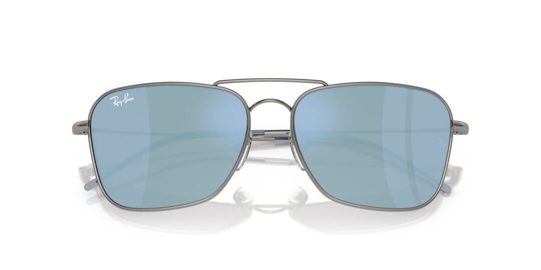 Lentes de Sol Ray Ban RBR0102S Caravan Reverse Plata