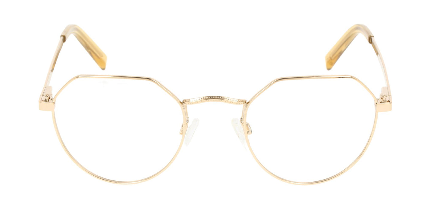 Lente Oftálmico Con Protección Filtro De Luz Azul Privé Revaux THEDREAMER Dorado