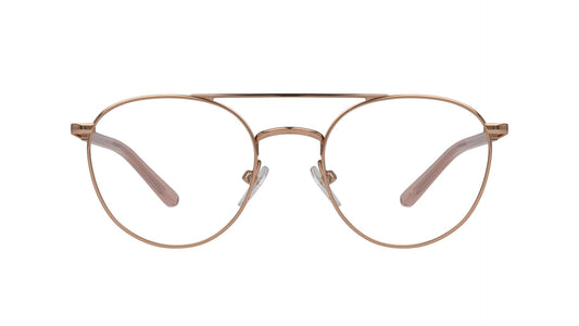 Lente Oftálmico Con Protección Filtro De Luz Azul Privé Revaux THEBROOKLYN Dorado