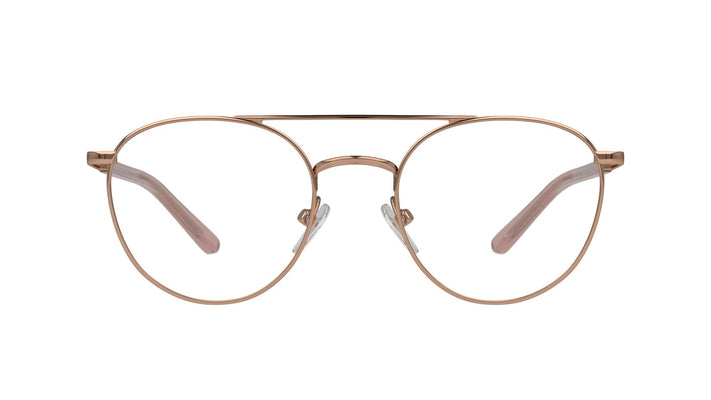 Lente Oftálmico Con Protección Filtro De Luz Azul Privé Revaux THEBROOKLYN Dorado