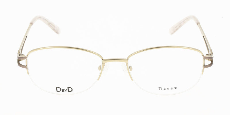 Lente Oftálmico D By D DBOF9003 Dorado-Más Visión México