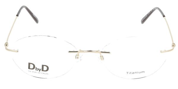 Lente Oftálmico D By D Titanium DBOF9008 Dorado