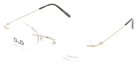 Lente Oftálmico D By D Titanium DBOF9008 Dorado