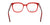 Lente Oftálmico Unofficial UNOF0314 Rojo