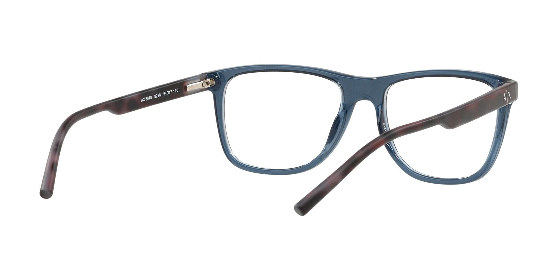 Lente Oftálmico Armani Exchange AX3048 Azul-Más Visión México