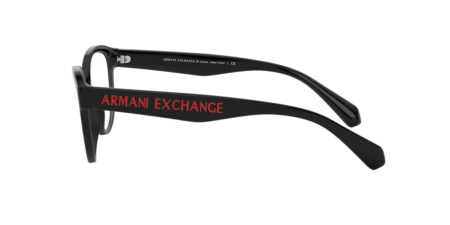 Lente Oftálmico Armani Exchange AX3069 Negro-Más Visión México