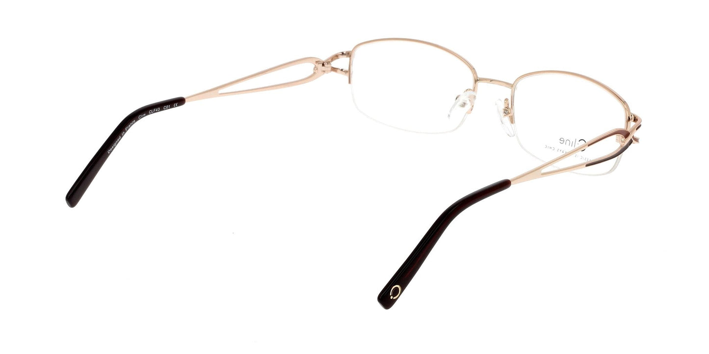 Lente Oftálmico C-Line CLICLF43 Dorado-Más Visión México