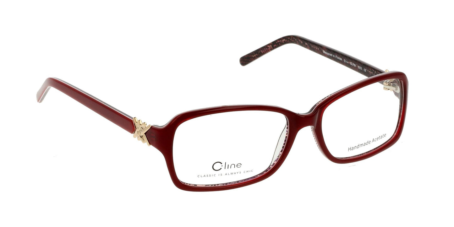 Lente Oftálmico C-Line CLICLF81 Rojo-Más Visión México