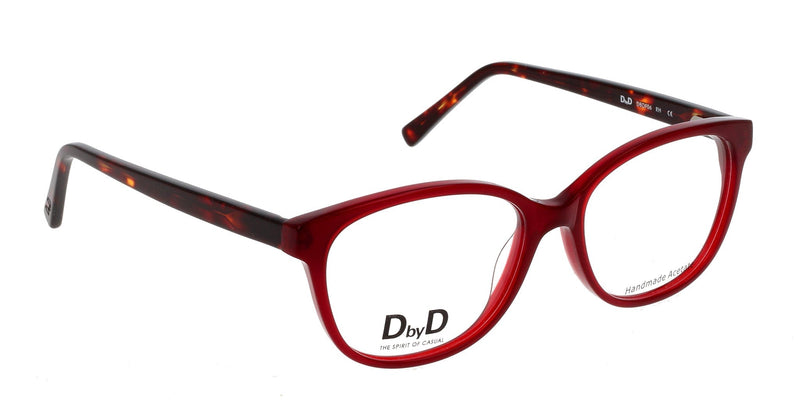 Lente Oftálmico D By D DBDF06 Rojo-Más Visión México