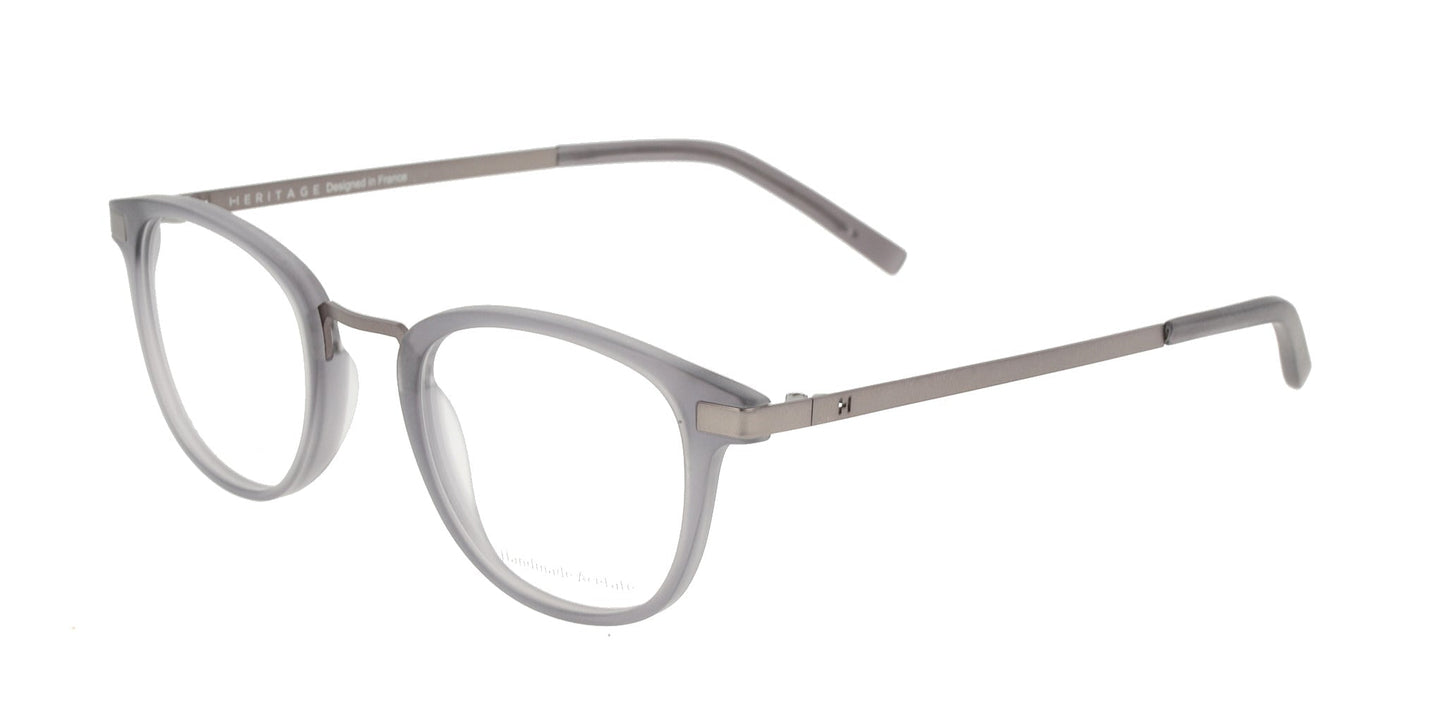 Lente Oftálmico Heritage HEOM0067 Gris-Más Visión México