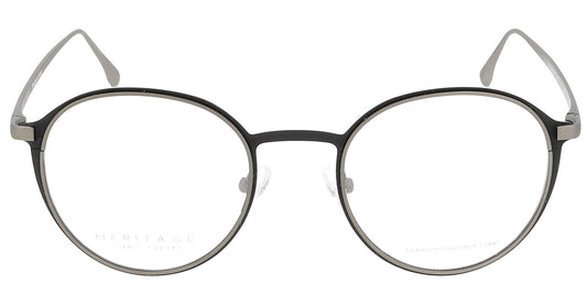 Lente Oftálmico Heritage HEOM5017 Negro-Más Visión México
