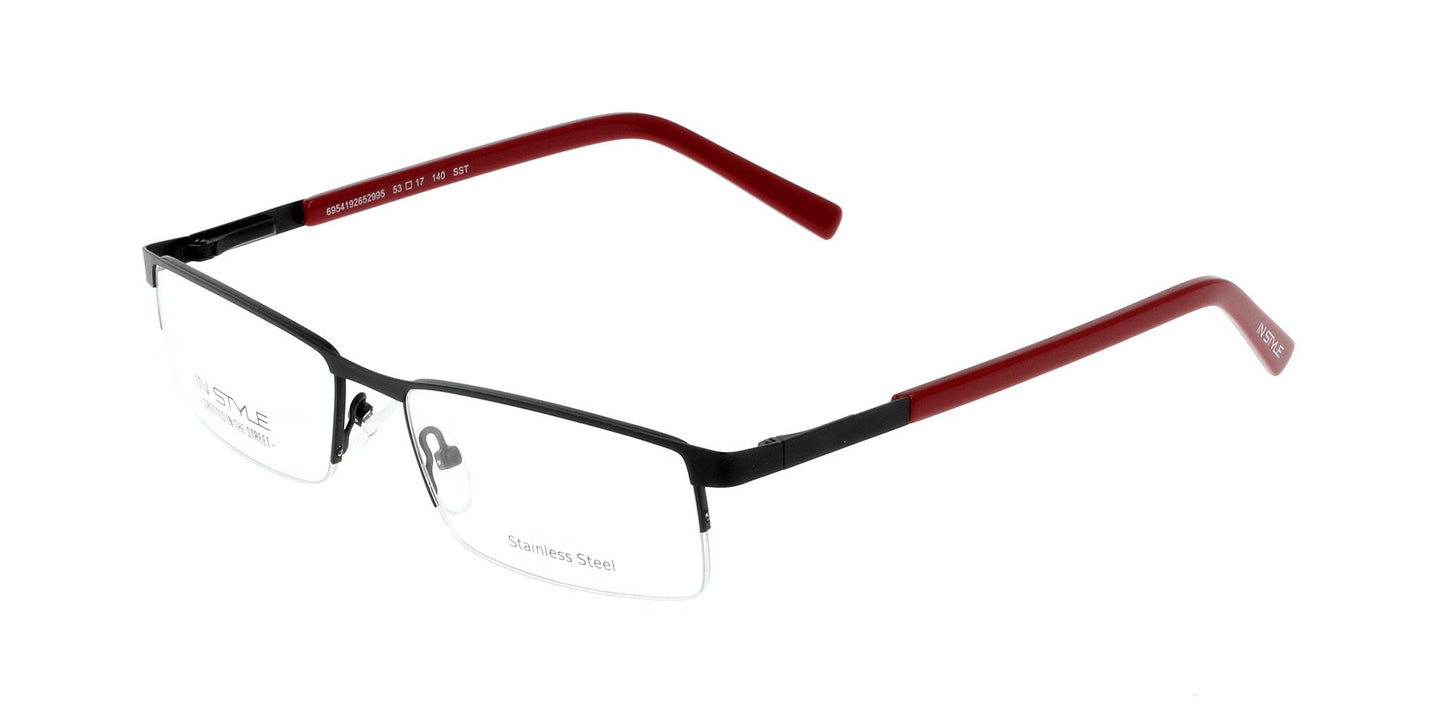 Lente Oftálmico In Style ISAM33BR Negro-Más Visión México
